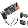 AFAITH Master Grip Kit per iPhone 17 Pro Max,Impugnatura Grip per iPhone 17 pro Max,Integrata 3200 mAh Batteria, Ricarica Wireless, Custodia in Grafene,Camera Grip Smartphone