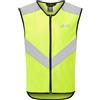 JDC Gilet da Moto Alta visibilità Catarifrangente con Zip Hi Vis Sicurezza Riflettente Giallo - Axis - Giallo - S