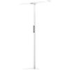 SOLLA Lampada da terra a LED per ufficio, luce diurna, lampada da ufficio, lampada da terra Uplight e downlight, 80 W + 40 W UGR≤16, adatta per uffici, biblioteche, cameretta dei bambini, sale
