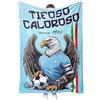 Generico StudioPixelStore Coperta di Pile,Plaid per Divano e Letto Singolo 100 x 160 Cm con Stampe Squadre Serie A - Copertina Stampe Squadre Calcio ideale per Regalo di Natale , Gadget (Tifosi Laziali)