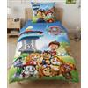 Aymax Paw Patrol Copripiumino Singolo 140x200 + Federa 65x65 Chase Marshall