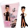Bratz x Kylie Jenner - Bambola Night Fashion - Bambola da collezione con abito da sera, cagnolino e poster - Per bambini e collezionisti - Età 6+