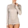 EGI Maglia Manica Lunga Lupetto Donna Pizzo Micro Wool Lana e Microfibra Invernale Made in Italy (IT, Testo, S, M, Regular, Regular, Nero)