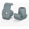 supregear Deambulatore Scivoli Da Sci (2 Pezzi) - Accessori per Deambulatori Pieghevoli per Anziani, Piedini Scorrevoli Resistenti per Gambe Posteriori, Universali di Ricambio, 25 mm - Grigio