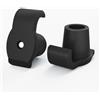 supregear Deambulatore Scivoli Da Sci (2 Pezzi) - Accessori per Deambulatori Pieghevoli per Anziani, Piedini Scorrevoli Resistenti per Gambe Posteriori, Universali di Ricambio, 25 mm - Nero