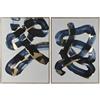 Home ESPRIT Quadro astratto urbano 90x4x120 cm (2 pezzi)