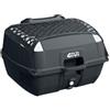 Givi B45+ Bauletto Monolock 45 litri con rete portaoggetti, Schienalino e tappetino