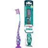 Aquafresh Junior, Spazzolino Denti per Bambini 6-12 anni, Denti da Latte e Permanenti, Setole Morbide, Pulizia Efficace, Collo Flessibile