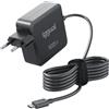 iggual Caricatore da 100 W con cavo - Porta di ricarica USB C PD - Ricarica rapida per computer portatili, tablet, telefoni cellulari - Compatibile con qualsiasi dispositivo, anche Apple - nero.
