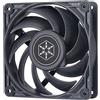 Silverstone SST-VS120B,120-mm-PWM,0-2.000 Giri/min Nero