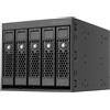 Silverstone SST-FS305B-E - Adattatore hot-swap SAS-12G/SATA da 6 Gbps da 5,25 a cinque alloggiamenti da 3,5, SST-FS305B-E (nero+nero)