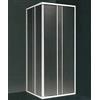 Generico Box doccia angolare scorrevole, apertura centrale, misura cm.80x80 (riducibile da cm.68 a cm.80)