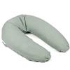 doomoo Comfy Big Tetra Green - Cuscino per gravidanza e allattamento, ultra comfort per dormire durante la gravidanza, allevia la schiena, le gambe e la pancia, fodera 100% biologica e certificata