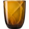 NASON E MORETTI BICCHIERE ACQUA MURANO, IDRA OTTICO MARRONE BULL