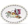 GINORI 1735 VASSOIO OVALE 34 CM, IL VIAGGIO DI NETTUNO BIANCO