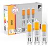 Eglo G9 - Set di 3 lampadine con attacco a pin G9, lampadine a innesto, 2 W ciascuna, corrispondenti a 25 W, luce bianca calda, 3000 K, pin della lampadina con diametro di 1,5 cm