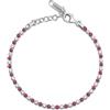 Brosway Bracciale Donna, Bracciale Tennis in Argento e Passion Ruby | Collezione Fancy - FPR130