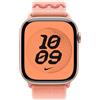 APPLE Nike Sport Loop Rosa per Apple Watch Cinturino Riflettente Leggero e Regolabile