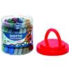 Giotto 545000-50 Colle Glitter 10.5 ml in Barattolo, Colori Assortiti