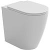 CERAMICA AZZURRA WC Azzurra Comoda H50 Filomuro Scarico Traslato Rialzato 56x36 bianco - Cod. Articolo: CMVCTP056500BI