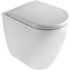 CERAMICA AZZURRA WC Azzurra Comoda 50cm Filomuro Senza Brida Profondità Ridotta 50x36 bianco - Cod. Articolo: CMVCTPE50000BI