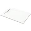 BAGNOEXPERT Piatto Doccia 70x100 Marmo Resina Slim H3 Rubino Vertical Bianco Opaco - Cod. Articolo: BPMARORUNV7010