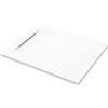 BAGNOEXPERT Piatto Doccia 80x100 Marmo Resina Slim H3 Rubino Vertical Bianco Opaco - Cod. Articolo: BPMARORUNV8010