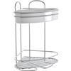 Metaltex serie Orbit - Mensola angolare 2 piani - (403708)