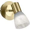Trio Leuchten Trio 871010108 Levisto Faretto LED, 6 W, Ottone, 14.5 cm