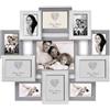 ZEP Rouen Multi Aperture Cornice per foto, argento, legno