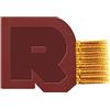RHODIA 194193C - portapenna autoadesivo color anguria - 3 x 4 cm - per blocchi taccuini, agende, portatili e tablet - Collezione Rhodiarama