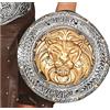 FIESTAS GUIRCA | Scudo Romano in PVC (Taglia Unica) - Accessorio per Costume da Guerriero Gladiatore Soldato Centurione per Carnevale Halloween Feste a Tema Romani Greci - Adulto Bambino