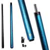 KHEALING Stecca da biliardo in fibra di carbonio, testa da 12 mm, stecca da biliardo a bassa deflessione, accessorio professionale per stecca da biliardo da 142,2 cm, adatta per sala da biliardo