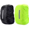 YAVO-EU Parapioggia per Zaino con Strisce Riflettenti 2 PCS Copri Zaino per Pioggia, Coprizaino Impermeabile Reflective per Zaini, Zaino Parapioggia per Escursionismo, Campeggio, Turismo, Ciclismo