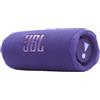 JBL Flip 7 Speaker Bluetooth Portatile Wireless, 16 Ore di Autonomia, Impermeabile IP68, Resistente alla Polvere e Antiurto, Suono JBL Pro con AI Boost, Connessione Multi-Speaker Auracast, Viola