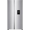 PKM SBS288-151EIXWD Side by Side Frigorifero | Design Inox | Raffreddamento da 288 litri | Raffreddamento da 151 litri | 39dB | NoFrost | Distributore di acqua | 286kWh | Display | indipendente