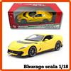Burago Modellino auto statico scala 1/18 diecast FERRARI 812 COMPETIZION Bburago burago