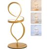 Elinkume Lampada da comodino dorata, dimmerabile, 15 W, lampada da tavolo a LED, 3 colori, per casa e ufficio, lampada da scrivania per lavoro e studio, moderna lampada da tavolo decorativa con cavo