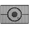 Landmann Sistema di griglia Modulus | Adatto per Triton 2.1 | con Inserto modulare Ø 30,5 cm per Piastra Grill, Wok, Pietra per Pizza, spiedini | Nero e Rettangolare | Dimensioni 48 x 44 x 2 cm