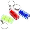 Harts Set di 3 unità Mini livella portachiavi, 4 cm x 1,5 cm x 1,5 cm, 3 colori, livella a bolla di precisione