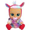 Cry Babies Dressy Fantasy Hannah, Bambola Interattiva che Piange Lacrime Vere con Capelli da Acconciare, Vestiti da Indossare e Accessori, Gioco per Bambini e Bambine +1 Anno