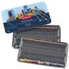 Derwent Procolour Set di 72 Matite Colorate con Anima Rotonda da 4 mm e Consistenza Liscia in una Confezione Regalo di Legno, Adatte a Disegnare e Colorare