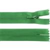cyclingcolors 2x Cerniera invisibile N°3 50 cm - chiusura lampo in poliestere Dederon con cursore, estremità aperta, maglia scorrevole per cucito sartoria abbigliamento giacche cappotti - verde felce