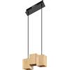 LEDVANCE SMART+ DECOR Wood lampada a sospensione WiFi, 21W, 1950lm, luce bianca regolabile (da 3000K a 6500K), dimmerabile, legno certificato FSC, controllo da app, compatibile con Amazon, Google…
