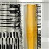 Americanflat PI Creative Art - Tenda da doccia astratta, 100% poliestere, con 12 ganci, per bagno, 180 x 188 cm