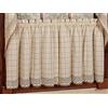 Sweet Home Collection Kitchen Window Curtains, Swag, or Valance Coppia di Tende da Finestra per Cucina, Tessuto, Toast, 24/36 x 60 Tier