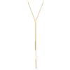 Elli Collana Donne Catena a Y Geo Bacchetta di Base Tendenza Blogger in Argento Sterlino 925