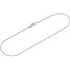 NKlaus 25cm 925 Sterling SILVER cavigliera bracciale a catena 1,2mm 1,5 gr 5430