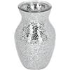 Tyenaza Vaso a Mosaico, 28cm Vaso in Vetro con Mosaico, Vaso per Fiori in Mosaico di Cristallo, Ideale Come Regalo, per Soggiorno, Camera da Letto, Cucina