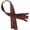 KGS Cerniere divisibili, chiusura lampo da 5 mm, in plastica per giacche, 2 pezzi per confezione (marrone cioccolato, 75 cm)